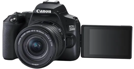Canon EOS 250D 18-55mm IS STM + 50mm - Black
